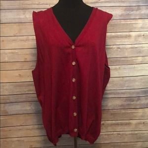 3x Burgundy Sweater Vest